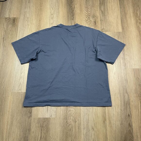 G-Star RAW Shirt Mens XL Blue Oversized Fit Just The Product Logo Tee Crewneck - Picture 6 of 10